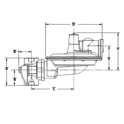 Reihendruckregler ITRON B31 und Gasdruckminderventil und Gasdruckminderventil