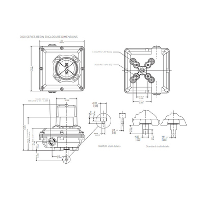 Drehposition Westlock überwacht Begrenzungsschalter 3000 8300 3300 Reihe mit Ventil Fisher V150 und Stellwerk DVC6200