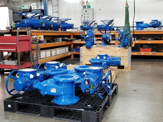Limitorque MX - MX 100 - 85 MX - QX-Stellglied-Arbeit mit Flowserve-Ventil