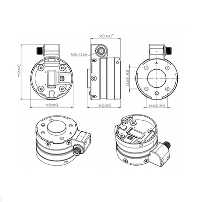 onrobot HEXE QC-SENSOREN HEX-H QC HEX-E QC für onrobot Robotergreifer und UR-cobot