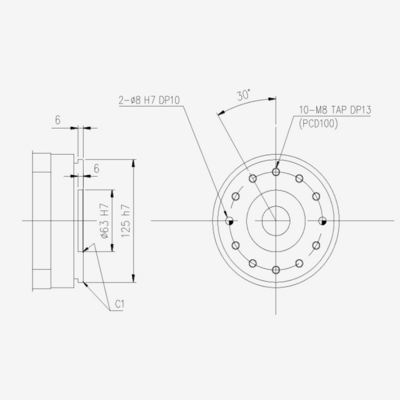 6 Achse Hyundai, das den Industrieroboter-Arm HH050 schweißt mit Greifer verpackt