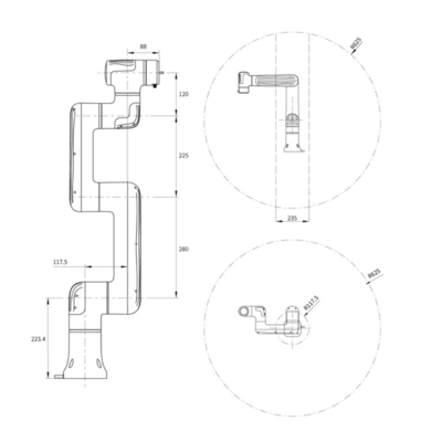 Roboter-Arm DOBOT NOVA Chinese Robot Arm Cobot mit Roboter-Greifer