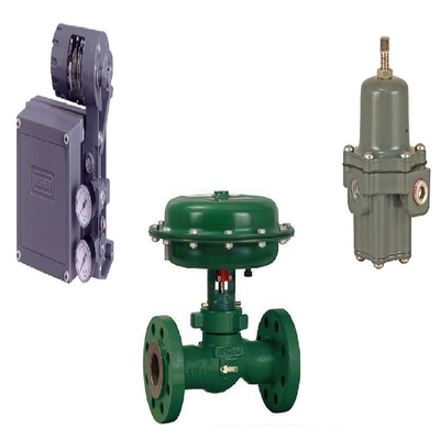Elektrisches Ventil-Stellwerk der Fischer-3582i UND pneumatischer Auslöser des Stellwerk-67CFR