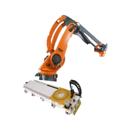 Äxte PAs 4 Kr-40, die Kuka-Roboter-Arm-Nutzlast 40KG mit GBS-Roboter-Schiene palettieren