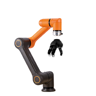 Achse Cobot Palletizer HCR-5A Schrauben-kooperative Roboter-Arm Hanwha 6 mit Roboter-Greifer