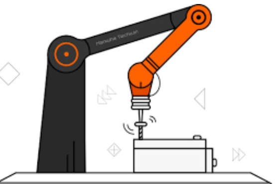 Achsen-Roboter-Arm-kleine Manipulator-Auswahl Hanwha HCR-5A 6 und Platz-Roboter-Arm für schraubenden Roboter