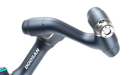 Roboter-Arm Doosan Cobot A0912 mit Onrobot-Roboter-Greifer für die Palettierung und Montageroboter