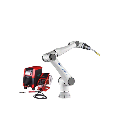Kooperativer Roboter-Arm Hans E5 mit pneumatischem Greifer und Bahnnetz Onrobot