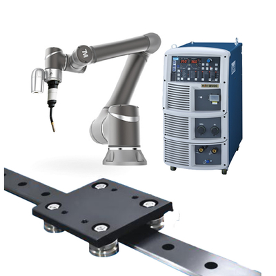 Roboter-Arm TM TM5-900 Cobot mit TBI-Brennschneider OTC-Schweißer And Rails System