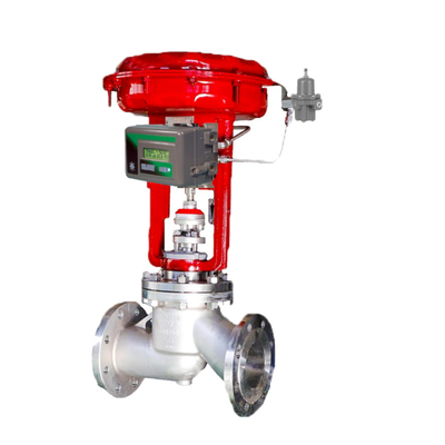 pneumatisches Regelventil mit 67CFR-Filterregler und Fish-er DVC2000-Ventilstellungsregler