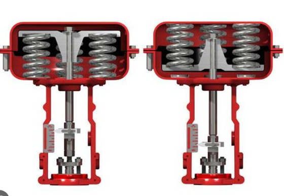 Rotes Masoneilan 21000 Reihen-einzelnes Portventil für Ventil-Stellwerk SVI3