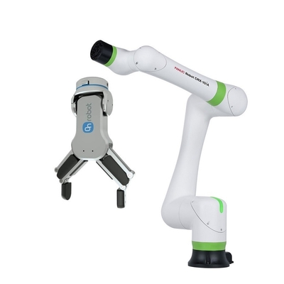 FANUC-Auswahl und -platz cobot CRX-10iA kooperativer Roboter mit onrobot RG2 RG6 Robotergreifer