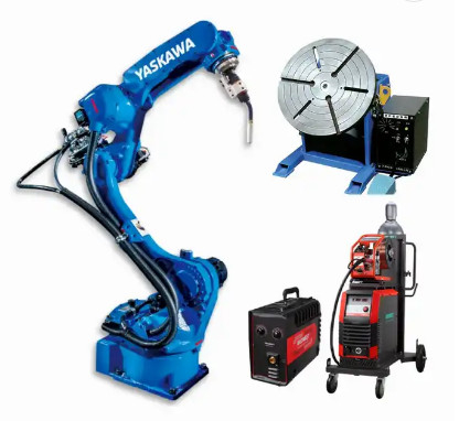 Achsen-Elektroschweißen-Roboter-Arm Mig-Brennschneider Yaskawa Industrieroboter-6