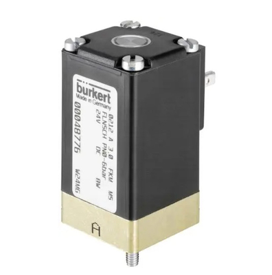 Beständiges 3/2 laufendes Messinghochdruckmagnetventil Burkert 6524 für pneumatische Anwendungen