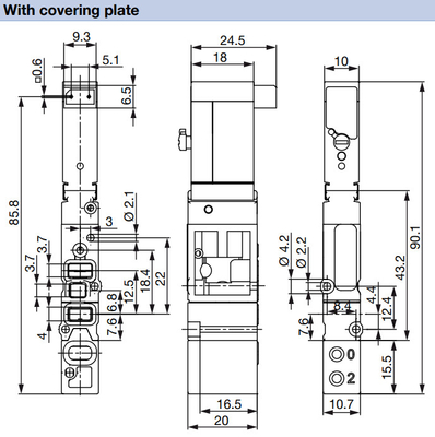 Beständiges 3/2 laufendes Messinghochdruckmagnetventil Burkert 6524 für pneumatische Anwendungen
