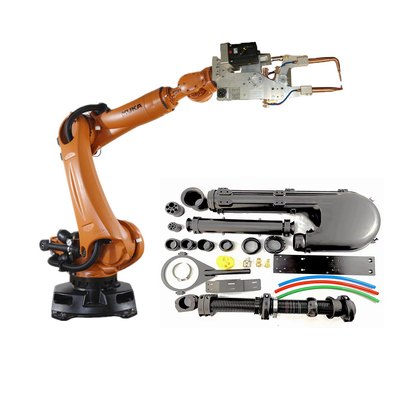 Universalroboter R2830 Kr 360 mit dem Industrieroboterarm des Punktschweissen-Gewehrs KUKA