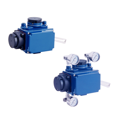 Chinesisches Regelventil mit pneumatisches azbil intelligentem Ventilstellwerk SVX 1000 und Filterregler des Fischers 67CFR