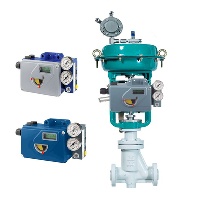 Chinesisches pneumatisches Steuerventil mit FOXBORO SRI990 Ventilpositionierer und pneumatischem Ventilantrieb