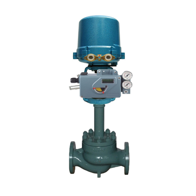 Chinesisches pneumatisches Steuerventil mit FOXBORO SRI990 Ventilpositionierer und pneumatischem Ventilantrieb