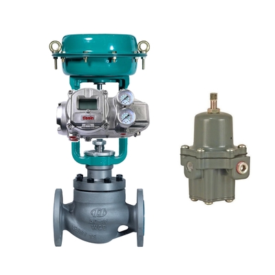 Ventil-Stellwerk Tissin TS900 Smart mit elektropneumatischem Ventil und Druckminderventil Fisher Fishers 67CFR