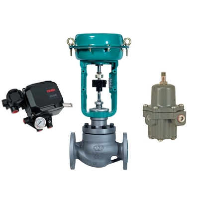 Druckminderventil Chinese-Chuan Yi Control Valve Withs Tissin TS600L E-P Positioner And Fisher 67CFR