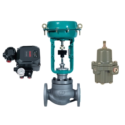 Druckminderventil Tissin TS600R E-P Positioner With Chinese Chuan Yi Control Valve And Fisher 67CFR