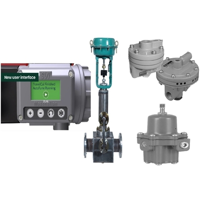 Ventil PositionerFisher 67CFR Masoneilan SVI3-21111212 filtern Volumen-Verstärker des Regler-BR400 für pneumatisches Regelventil