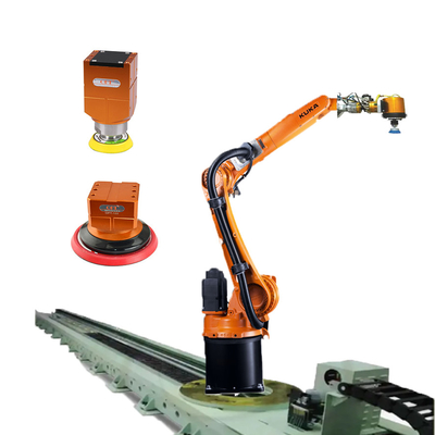 6 Achsen-Industrieroboter-Arm Kr 8 R1620 mit Sander Machine And Linear Tracker