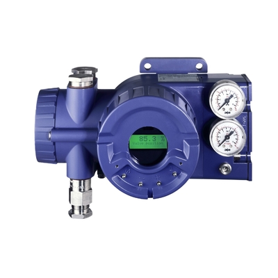 Ventil-Stellwerk Foxboro SRD960 mit Filter-Regler Fisher 67CFR und Regelventil