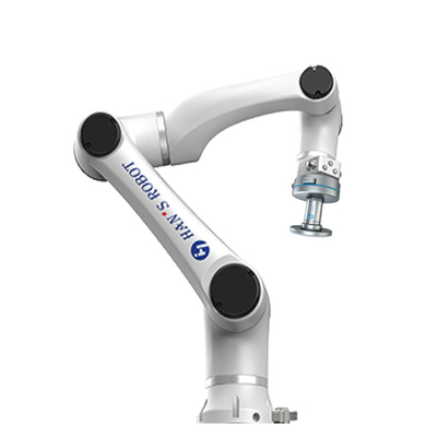 Cobot Hans E5 Roboter- und Roboterarm6 Achse mit Roboterarmprüfer und hängenden und onrobot Greifer unterrichten