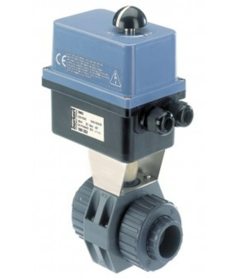 Burkert 8804 Elektrischer Drehantrieb mit 2/2-Wege-Kugelhahn für Regelventillösung