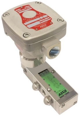 Ventil-Stellwerk Flowserve 3200MD mit des Regelventil-ASCO Filter-Regler des Magnetventil-67CFR