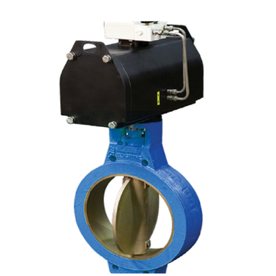 Chinesischer Aktor mit Keystone Butterfly Valve Abbildung 990 Ø 200 mm und ASME 125/150 AS 2129 Tabelle E PN 10/16 BST'E Flanschbefestigung