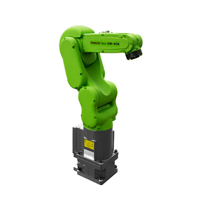 Achsen-chinesischer Roboter-Arm Fanuc CR-4iA 6 mit Finger-Greifer Onrobot 2 und Materialtransport-Plattform
