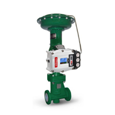 Chinesisches Drosselventil mit Flowserve Logix 3800-Ventil-Stellwerk
