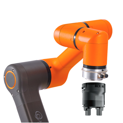 Des Roboterarmes 6 Hanwha HCR-3 cobot Achse industrielle Roboterachse arm-6 mit Roboterarm-Prüfer- und Fingergreifer AVW 2
