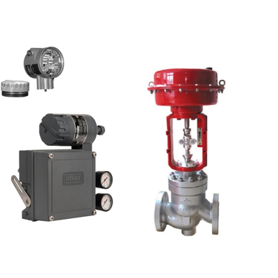 Bekanntes chinesisches Wuzhong Pneumatisches Steuerventil mit Fisher 3582I Positionierer als Ventilpositionierer