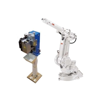 6 Achsen Roboterarm ABB IRB 1410 mit CNGBS-Waffenreinigungsstation für Schweißroboterautomation