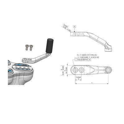 Großer Schlag 3 Finger Gripper mit 15 kg Nutzlast Arbeit mit Cobot und 6 Achsen Roboter für Pick und Platz