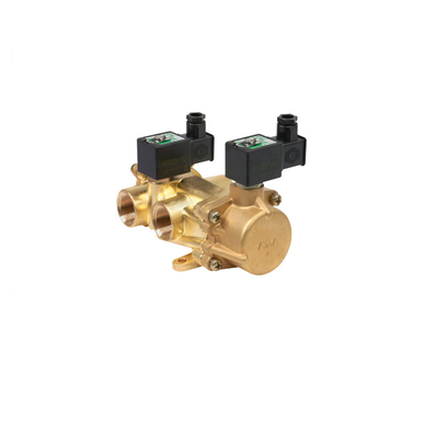 Das ASCO-Solenoidventil mit Masoneilan-Positionierer und der Ventil-Einrichtung zur Erdgasversorgung mit hohem Durchfluss ist in Betrieb.