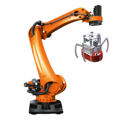 KUKA KR 180 R3200 PA Nutzlast 180 kg mit GNGBS Roboter-Greifer für Fabriken als Palletier-Roboter