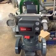 Vanessa-Serie 30.000 Durchflusssteuerung Viertelschaltung Triple Offset-Ventil mit Fisher DVC6200 Ventil Positionierer