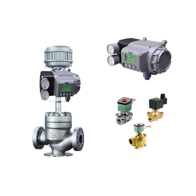 Niedertemperaturschaltventil mit Masoneilan SVI3 Digital Valve Positioner und EMERSON ASCO210 2-Weg-Solenoidventile