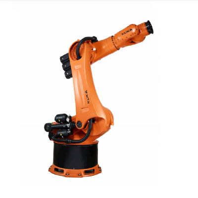 KUKA KR 240 R3330 Palletierungsroboter mit CNGBS Linear Guide Rail als automatische Maschine Nutzlast 240kg Roboterarm