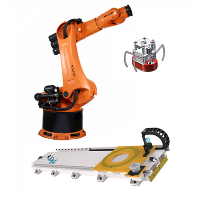 KUKA KR 360 R2830 Roboterarm Nutzlast 360 kg mit CNGBS-Bundesleitung für die Motorenmontage als Pick-and-Place-Maschine