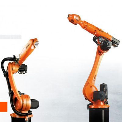 Kuka Industrial Robotic 6 Axis KR 8 R1620 mit CNGBS Robot Guide Rail für die Handling-Automatisierung