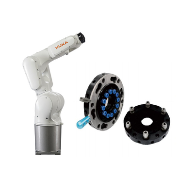 6 Achsen Kuka Roboterarm KR 10 R1100-2 mit CNGBS-Roboter-Schnellwechselgerät für automatisierten Handling-Roboter