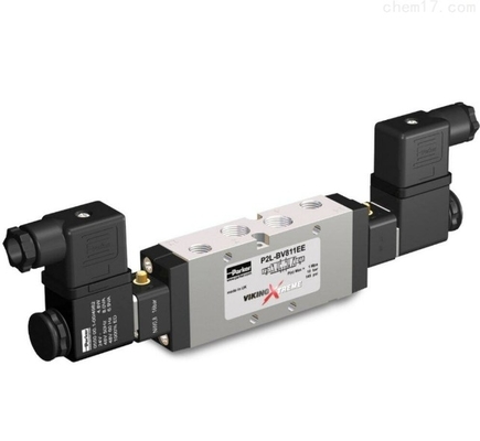 Chinesische Steuerventile mit pneumatischem Aktor und Parker D3DW-Solenoidventil
