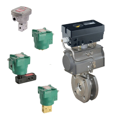 Chinesische Marke Steuerventil mit Flowserve Positionierer PMV D30 digitaler pneumatischer digitaler Ventilpositionierer und Asco Soleno