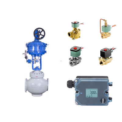 Pneumatische Steuerventile mit Samson 3725 Elektropneumatischer Positionierer und ASCO-Solenoidventile